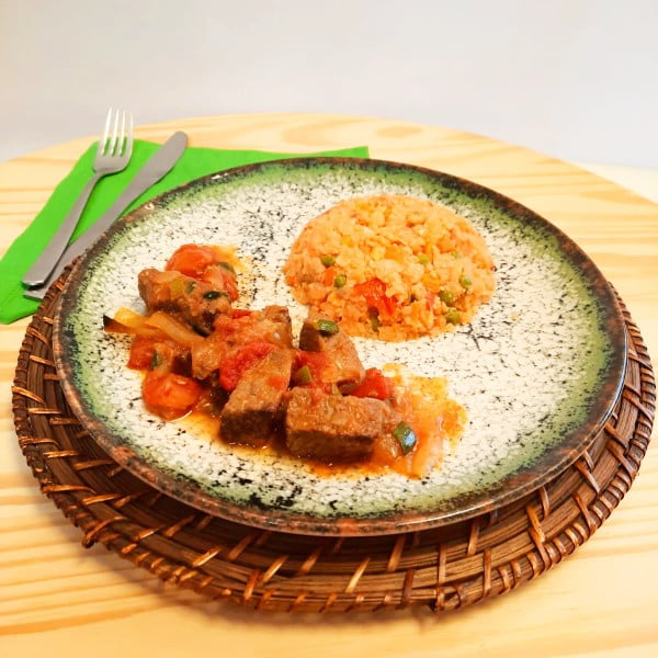 cuscuz de arroz com carne suculenta 2